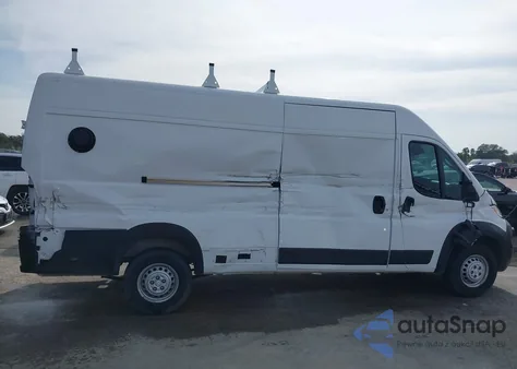 2024 Ram Promaster 3500 Cargo Van Tradesman High Roof 159 Wb Ext W/Pass Seat из США, поврежденный, VIN 3C6MRVJG5RE100834